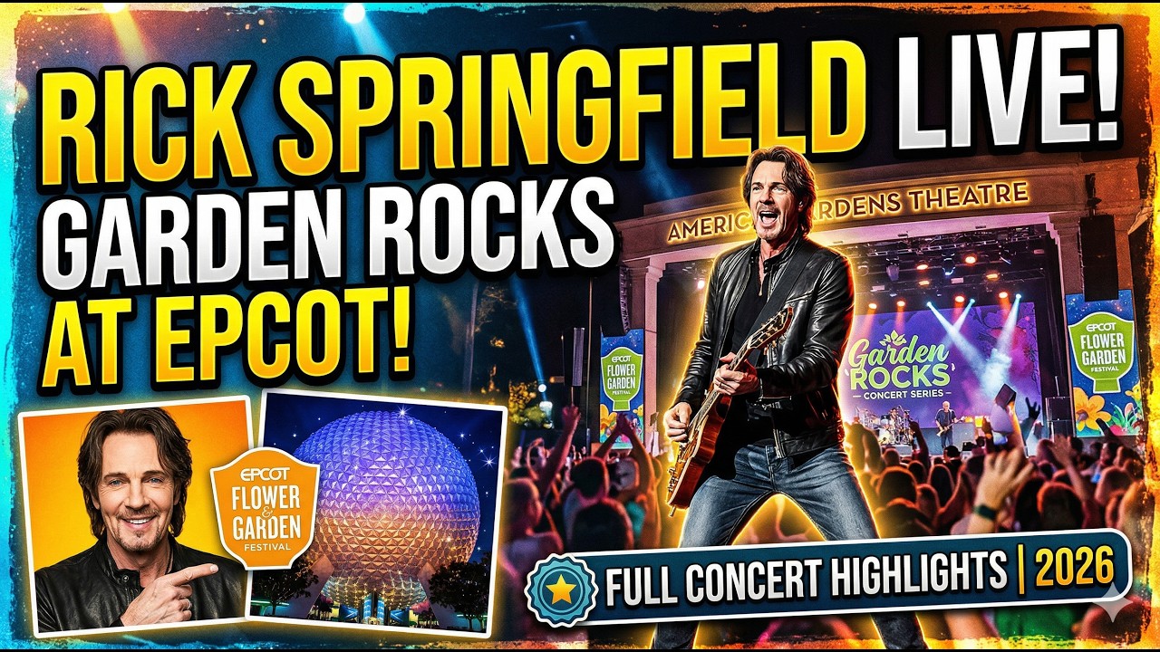 Jessie’s Girl in Disney World? Rick Springfield EPCOT Takeover! - YouTube
