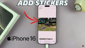How To Add Stickers To Photos On iPhone 16 / 16 Pro