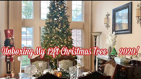 Unboxing My 12ft Christmas Tree🎄!/Clean and Decorate With Me! /Hobby Lobby 12ft Yuletide  Pine Tree!