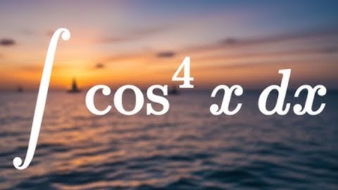 Integral of cos⁴x Step-by-Step | Fast & Easy Method