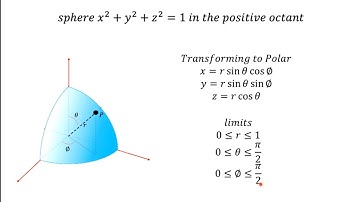 Triple integration - Transformation from Cartesian to Spherical Polar Coordinates