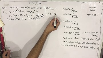Fsc Math Class 11 Part 1 Chapter 9 Ex 9.4 Question 1 to 9 Hindi Urdu English trigonometry