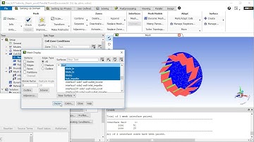Defining interfaces and frozen rotor model in Ansys Fluent for centrifugal fan