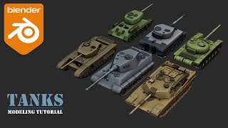 How to Make a Tank in Blender | Modelling Tutorial (Arijan)