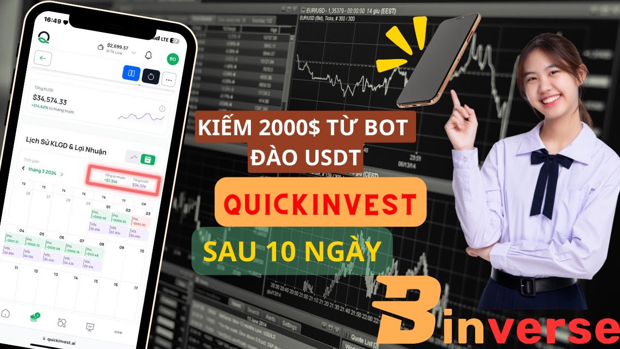 KIẾM HƠN 65.000.000 VND BẰNG GÓI ĐÀO USDT TRÊN SÀN BINVERSE SẼ NHƯ THẾ NÀO |TRADE BO