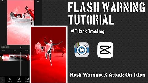 FLASH WARNING TUTORIAL | TIKTOK TRENDING -  ATTACK ON TITAN VERSION