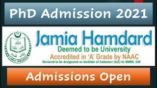 PhD Admission 2021 || JAMIA HAMDARD || Various Disciplines || Prospectus Available || screenshot 5