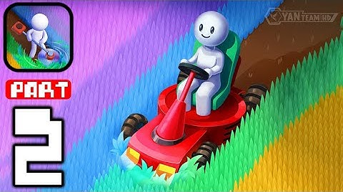 Mow My Lawn: Cutting Grass - Gameplay Walkthrough Part 2 Tutorial Mow Grass Quickly (Android,iOS)