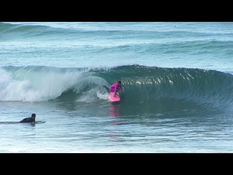 PUMPING surf in Southern California from HURRICANE SERGIO 2018 - RAW