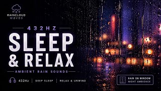 MENTAL OFFLINE #01 | Rain on Window at Night | 432Hz Ambient Rain