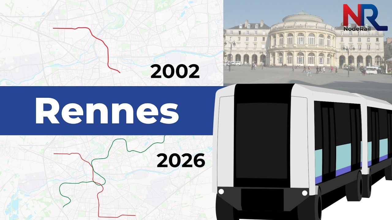 Rennes Metro Evolution (2002 - 2026) - YouTube
