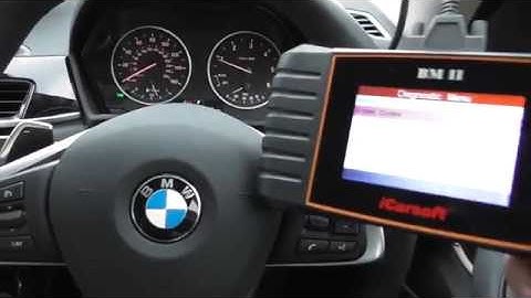 iCarsoft BM II Check Engine EML Warning Light Reset Guide Tutorial Video BMW Mini