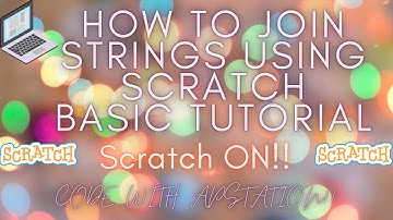 How to join two strings in Scratch!!