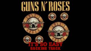 Guns N' Roses It's So Easy GTR Backing Track