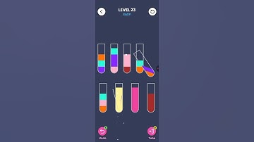 Water Sort puzzle Brain Game - Level 23 #watersortpuzzle #level #23