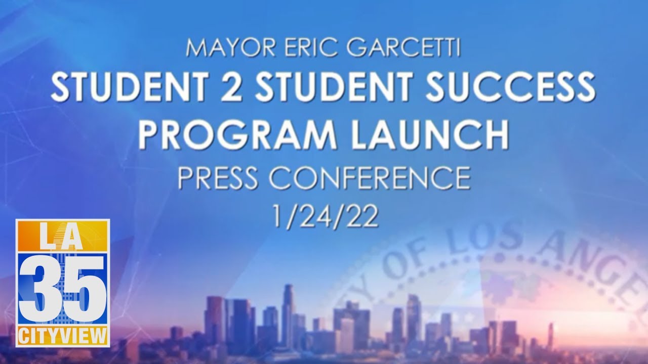 Student 2 Student Success Program Launch Press Conference 1/24/22 - YouTube