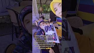 BAGI SURPRISE KEJUTAN LAGI KEPADA EMAK KESAYANGAN 💖 TUDUNG WARNA FAVORITE BLUE BLACK 💝 DOA SELALU 🤲.
