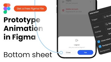 Prototype Animation in Figma - Bottom Sheet