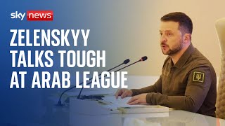 Ukraine War: Zelenskyy calls out those who 'turn a blind eye' at Arab League Summit