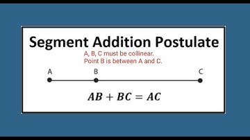 Angle Addition and Segment Addition Postulate Part 2