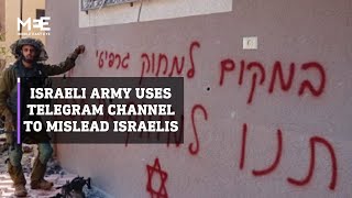 Israeli army uses Telegram channel to mislead Israelis