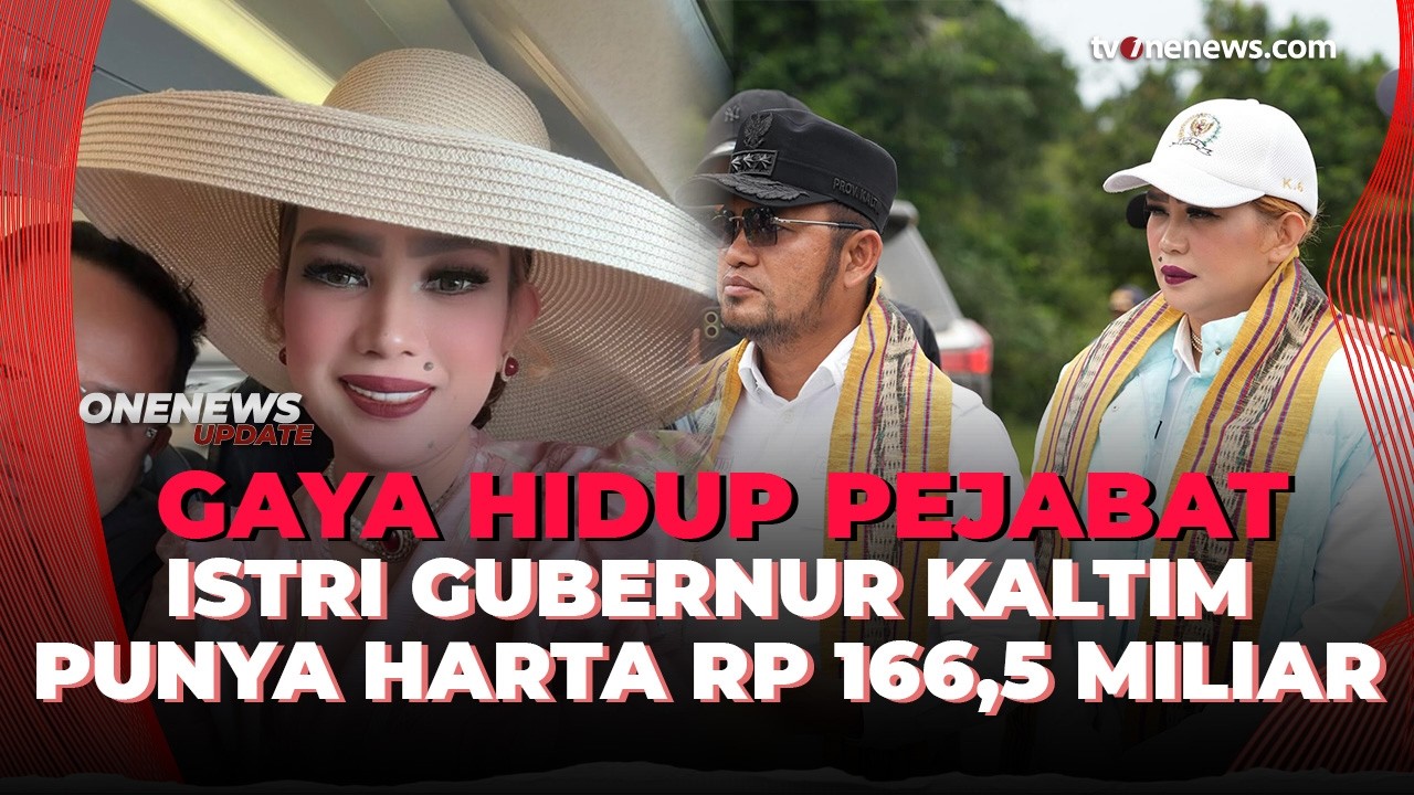 Viral! Gaya Nyentrik Istri Gubernur Kaltim Mirip 'Noni Belanda' Disorot Netizen | OneNews Update