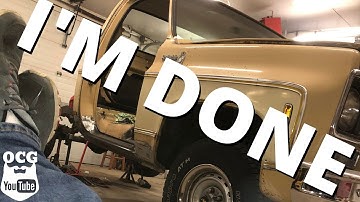 HOW I REPLACE CAB CORNERS AND ROCKER PANELS ON MY 1977 CHEVY C10 SQUARE BODY PART 3
