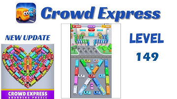 Crowd Express Level 149 Walkthrough 🚦 | Step-by-Step Solution | Go Answer