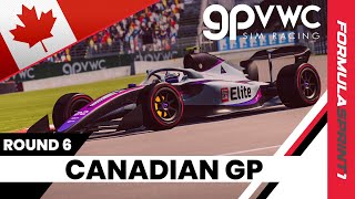 2024 Formula Sprint 1 Canadian Grand Prix | ROUND 6 | GPVWC Sim Racing