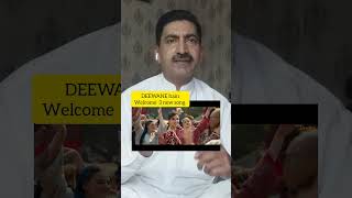 Deewane hain Reaction(Faisal pk reacts)welcome to jungle #bollywood #shortsfeed #songreaction