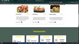 Meta Front-End and Back-End Capstone Projects on Coursera