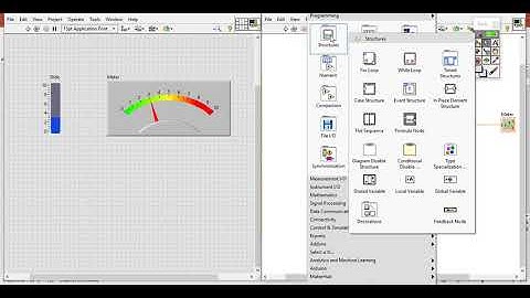 Estructuras de programación en LabView