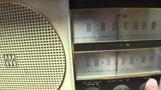 1960 Westinghouse AM/FM tube-type radio model H-777N7 demonstration
