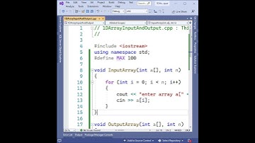 1D Array Input And Output | CPlusPlusProgramming | ThinhPham #shorts