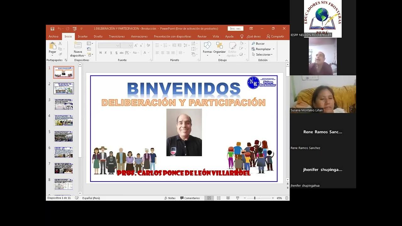 DELIBERACIÓN Y PARTICIPACIÓN 1. INTRODUCCIÓN YouTube