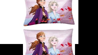 Franco Kids Bedding Set of 2 Super Soft Microfiber Reversible Pillowcase, 20" x 30", Disney Frozen 2