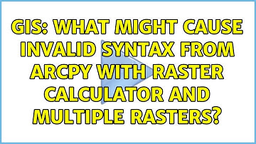 GIS: What might cause invalid syntax from ArcPy with Raster Calculator and Multiple Rasters?