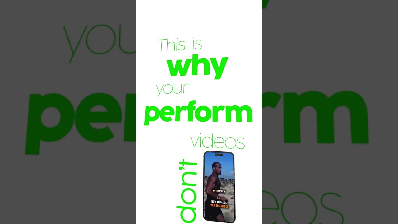 Why Your Videos Don't Perform