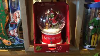 Cracker Barrel Christmas 2019 Gemmy Industries Grinch Max Snow Globe