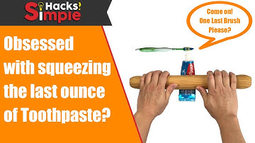 DIY Toothpaste Squeezer