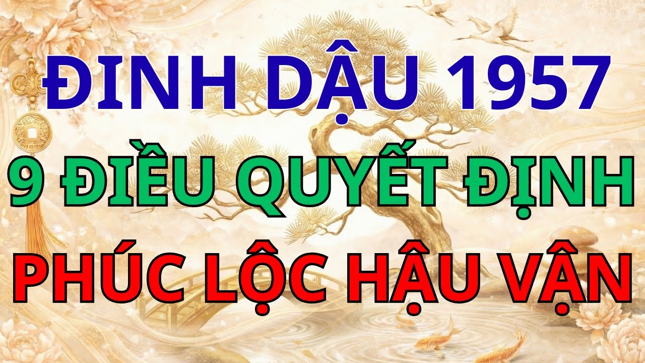 Xem Bói Tuổi Đinh Dậu 1957: Tại Sao Nói Đây Là Tuổi Có Phúc? Hé Lộ 9 Điều Quyết Định Hậu Vận.