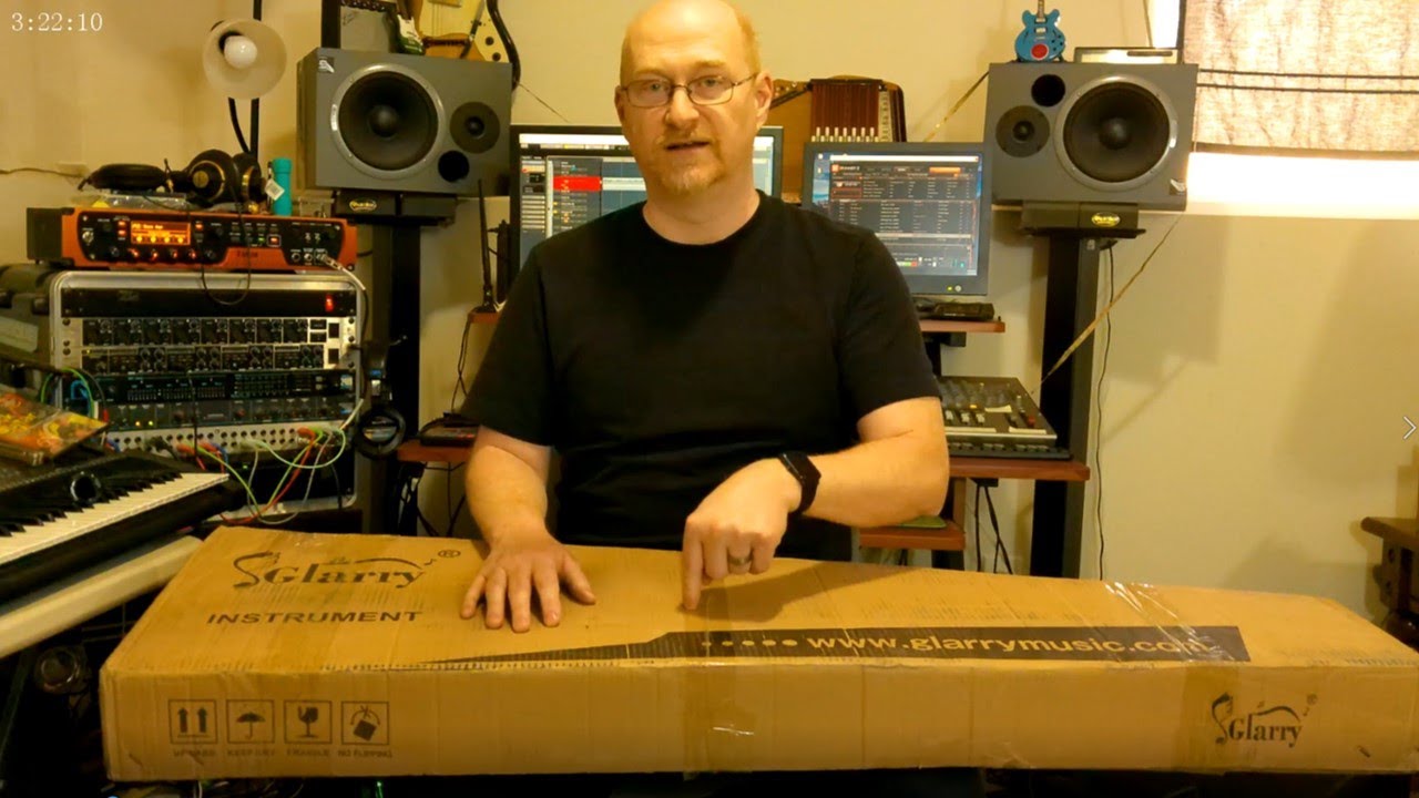 Glarry Left-Handed GJazz Bass Guitar Unboxing