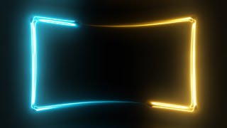 Blue Yellow Neon Lights Background Loop Live Wallpaper 4K 1 Hour screenshot 2