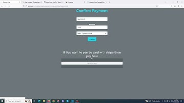 Stripe Payment Gateway Integration in PHP #laravel #php #corephp