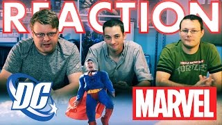 Marvel VS DC (Avengers Battle!) REACTION!!