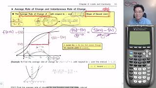 AP Cal AB: Ch. 2 - Limits & Continuity (Unit 4-1. Average Rate of Change)