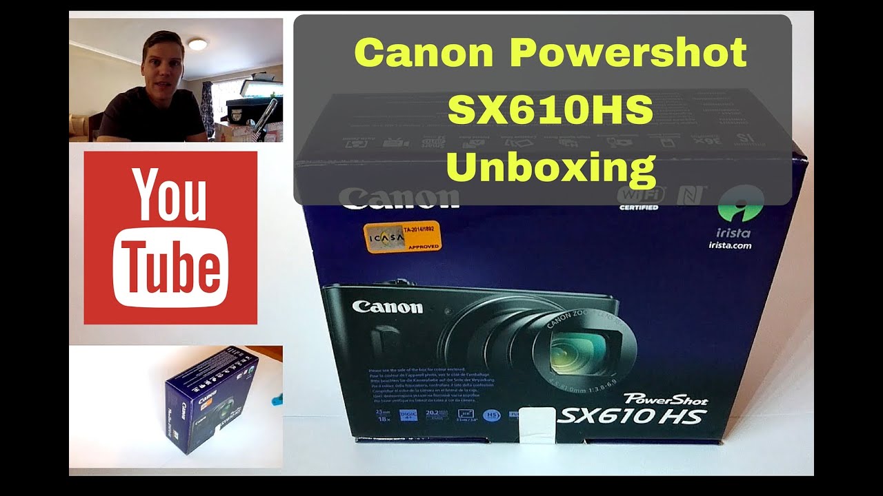 Canon Powershot SX610HS Unboxing YouTube