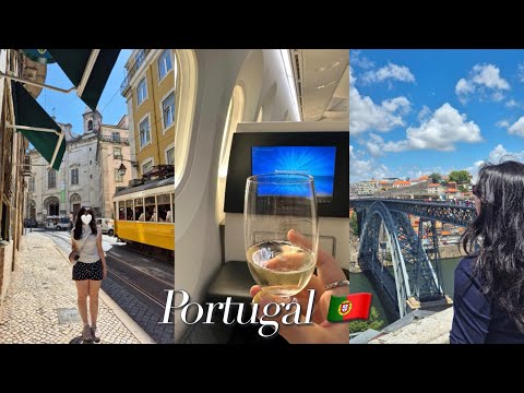 포르투갈 여행 브이로그 🇵🇹 | 대한항공 프레스티지석 16시간 탑승기 | 리스본 원조 에그타르트 맛집 | 포르투 신상 5성급 호텔 정보도 낋여옴...🤍