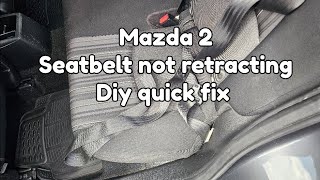 Mazda 2 seatbelt fix 2014+