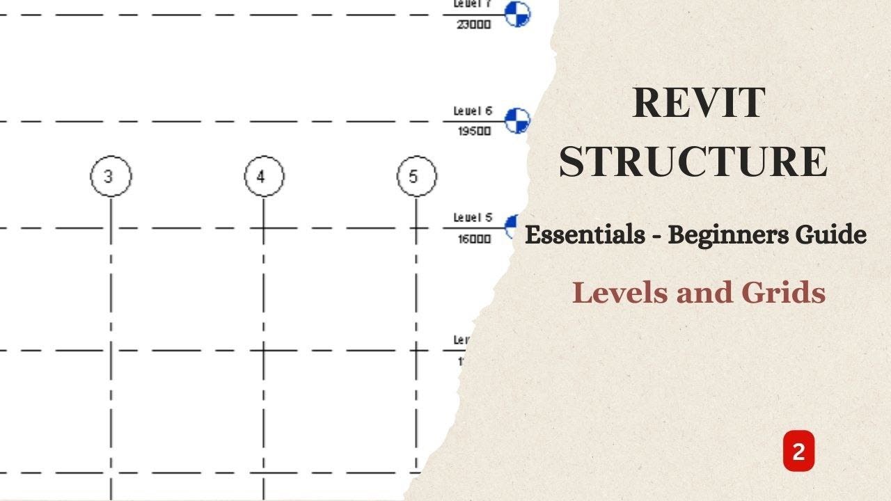 Revit Structure Essentials Beginners Guide — Episode 2: Grids, Levels and Columns